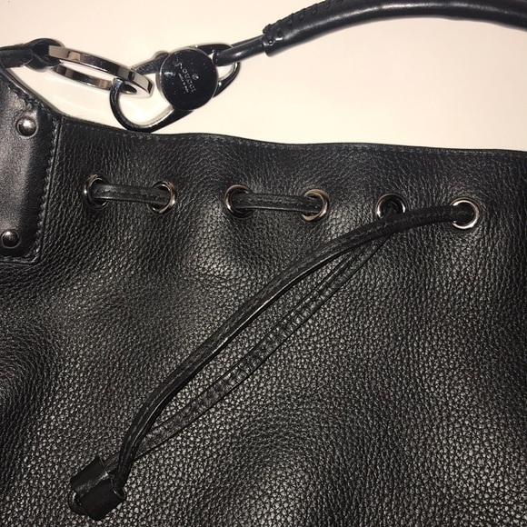 Gucci leather black hobo bag - Picture 2 of 8